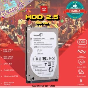 TERMURAH !! HDD Hard Drive Disk 2.5 " Inch Mobile PS4 Laptop 500 GB P4ACC-HDD500-25